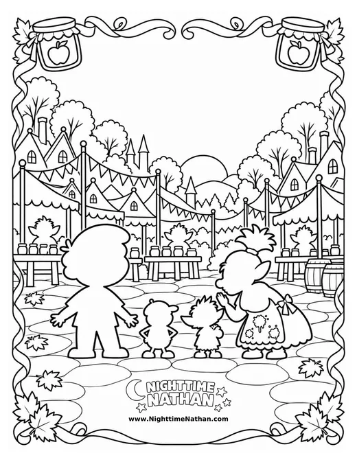 The Jelly Jam Turnaround coloring page